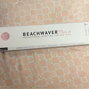Beach Waver Pro 1.25 Rotating Curling Iron - White